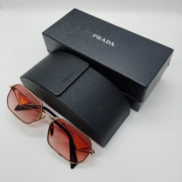 Prada Sunglasses SPRA51 Women's Gold mon-435-092425 - Picture 10 of 10